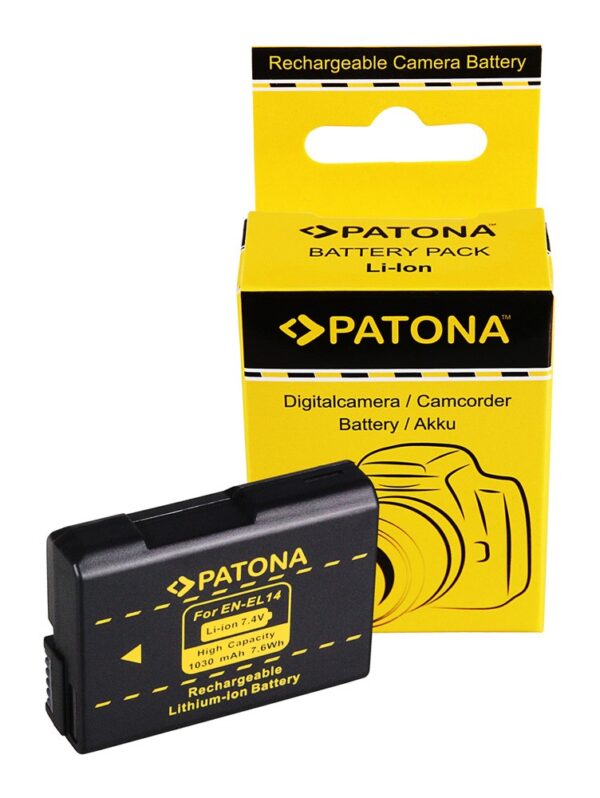 Battery EN-EL14 ENEL14 NIKON P7100 P7000 D5100 D3200 D3100